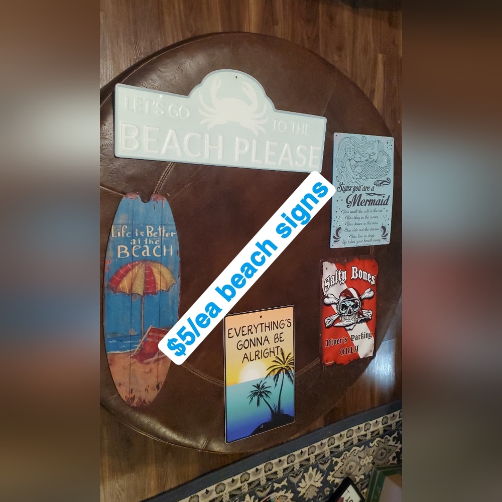 Beach Signs